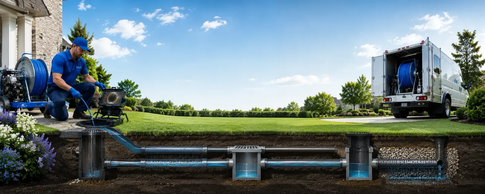 Outdoor drain cleaning information for Tiline, KY