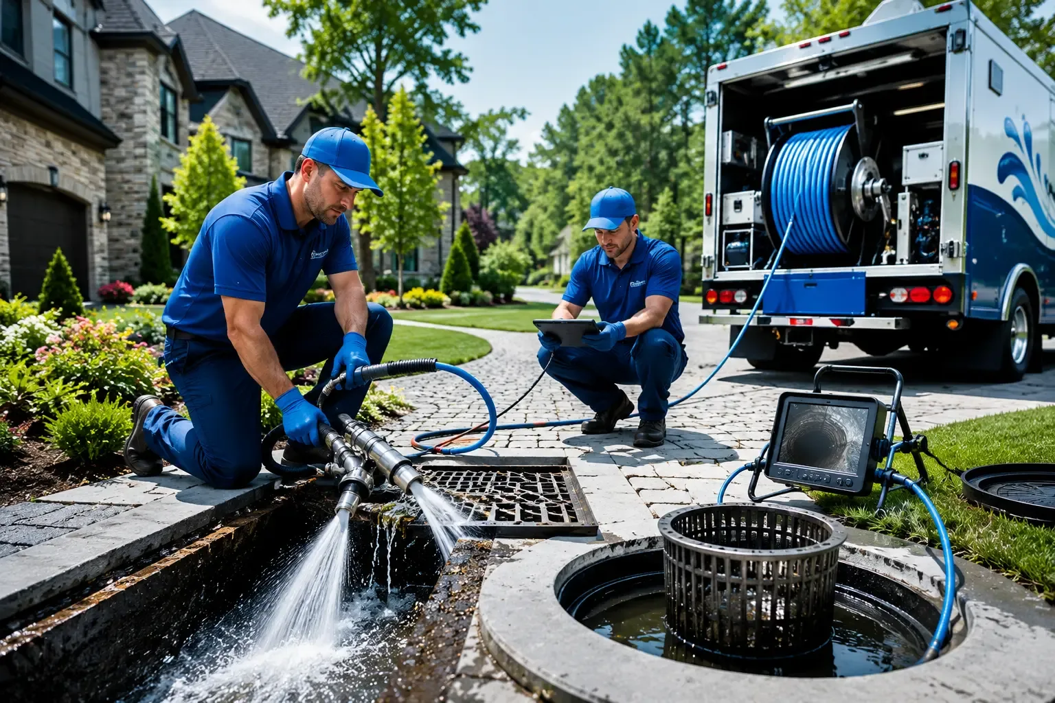 Local outdoor drain cleaning professionals in Tiline, KY